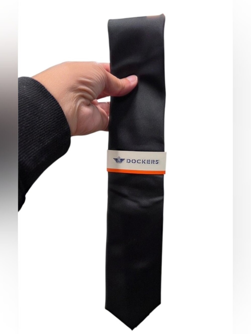 Dockers Satin Black Tie
